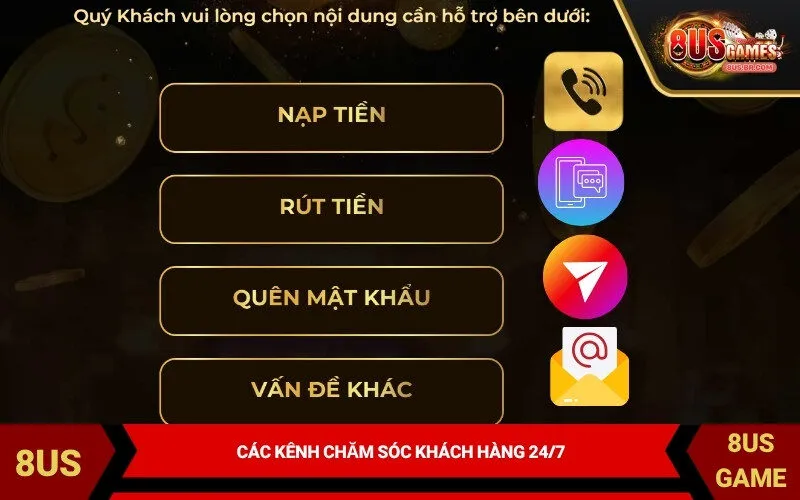 Các Kênh chăm sóc khách hàng 247