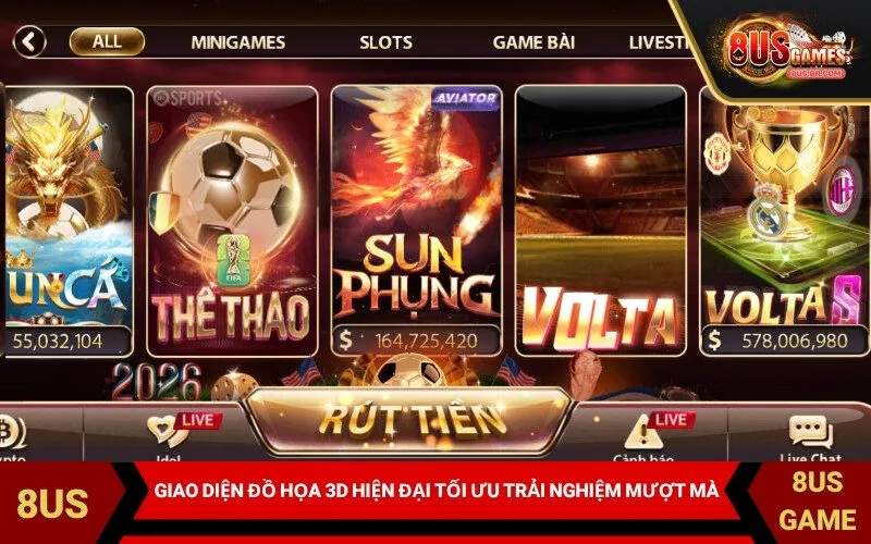 Giao diện đồ họa 3D hiện đại tối ưu trải nghiệm mượt mà